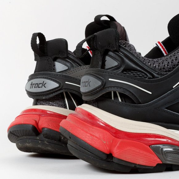Balenciaga Black and Red Track Trainer - Picture 11 of 13